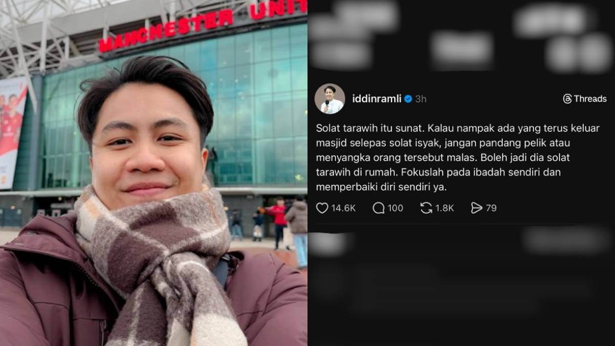 Irdi Rami Iddin Ramli Mohon Tidak 'Judge' - 'Solat Tarawih Itu Sunat'