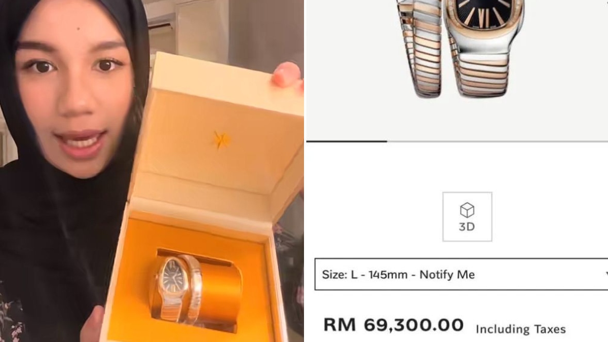 Jam Tangan Qadejah Raih Perhatian, Netizen ‘Petik’ Harga Cecah RM70,000 – ‘Makan Modal Siapa Kahwin Dengan Dia’
