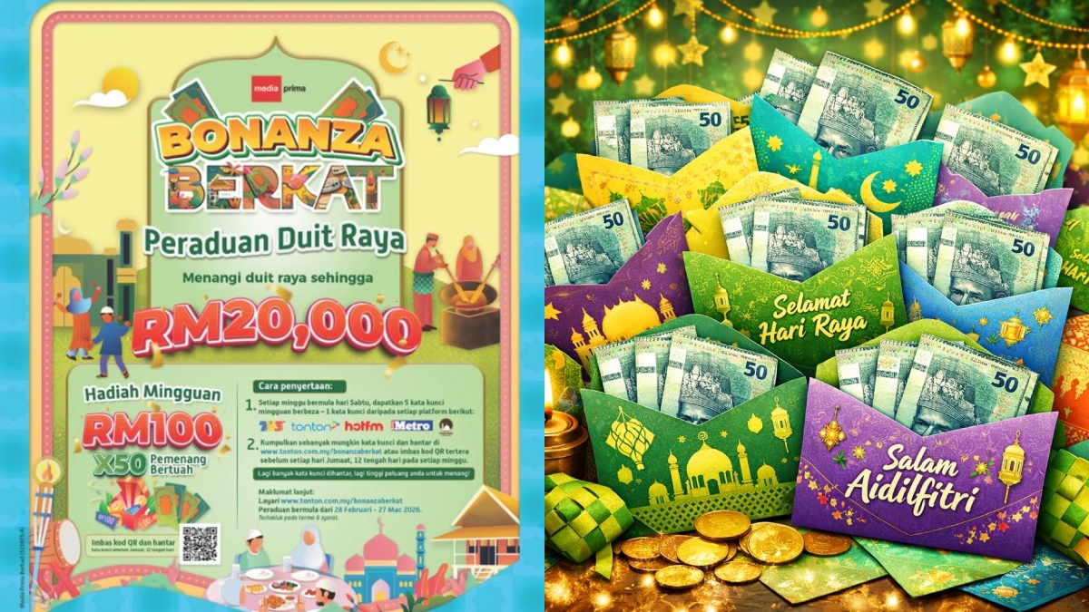 Media Prima Tawar RM100 Duit Raya Setiap Minggu!