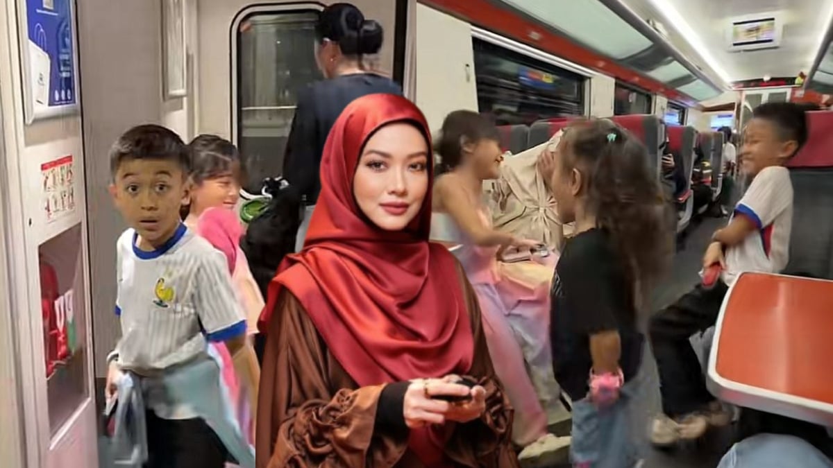 [VIDEO] Syatilla Melvin Balik Kampung Naik ETS, Bagi Anak-Anak Pengalaman Baru – ‘Artis Yang Humble’