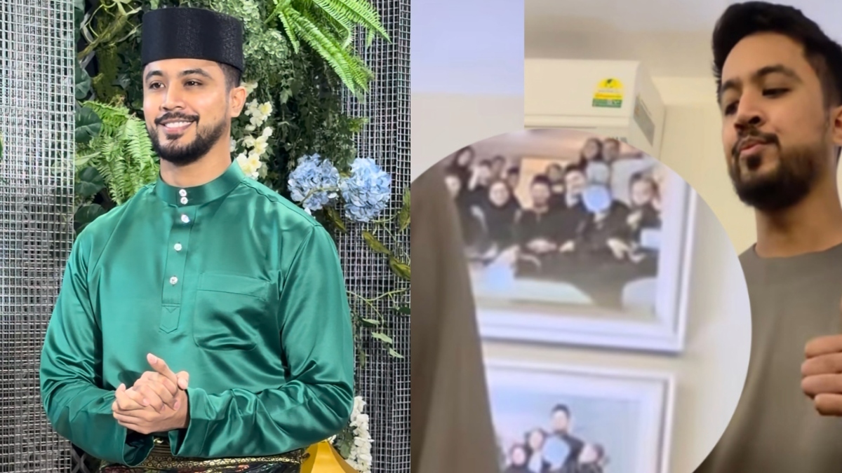 ‘Umi Tak Sengaja..’ – Aliff Aziz Beri Respon Gambar Bekas Isteri Ditutup Dalam Potret Keluarga