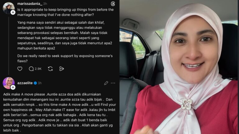 Azza Raslan Azza Elite Nasihat Marissa Move On, Cari Kebahagiaan Sendiri