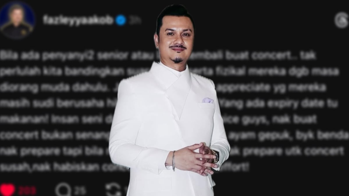 Fazley Yaakob Tegur Netizen Jangan Banding Suara Penyanyi Lama Dengan Zaman Muda – ‘Yang Ada Expiry Date Tu Makanan, Bukan Insan Seni’