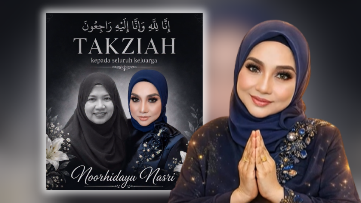 Letak Muka Sendiri Dalam Poster Kematian Adik Angkat, Netizen Tegur Noraniza Idris – ‘Kurang Sesuai Kak Ani Sunting Begitu’