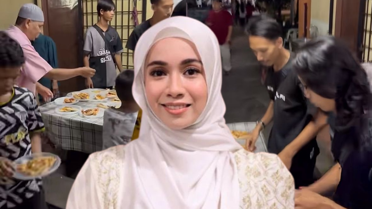 [VIDEO] Amira Othman Raih Pujian Netizen, Infaq Makanan Di Surau Senyap-Senyap