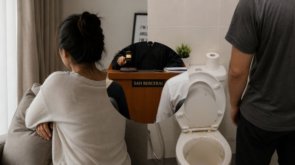 Isteri ‘Fed Up’ Dalam Rumah Tangga, Fail Cerai Sebab Suami Tak ‘Flush’ Tandas