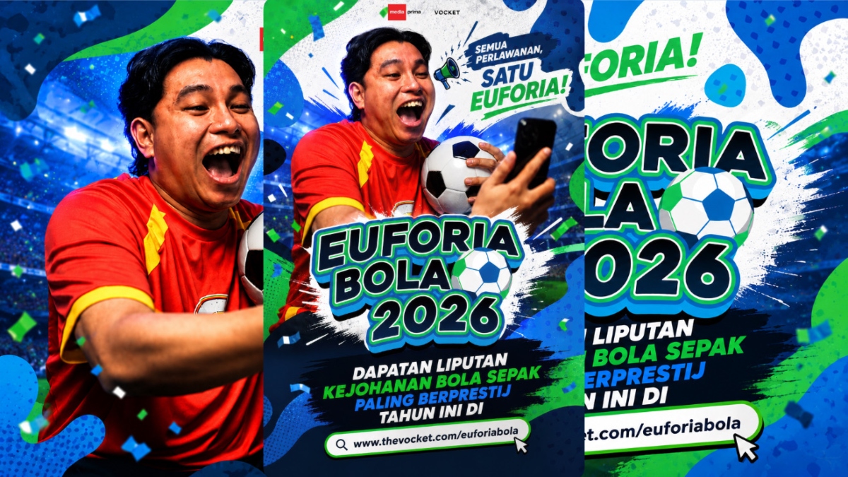 The Vocket Lancar ‘Euforia Bola’, Destinasi Digital Peminat Bola Sepak