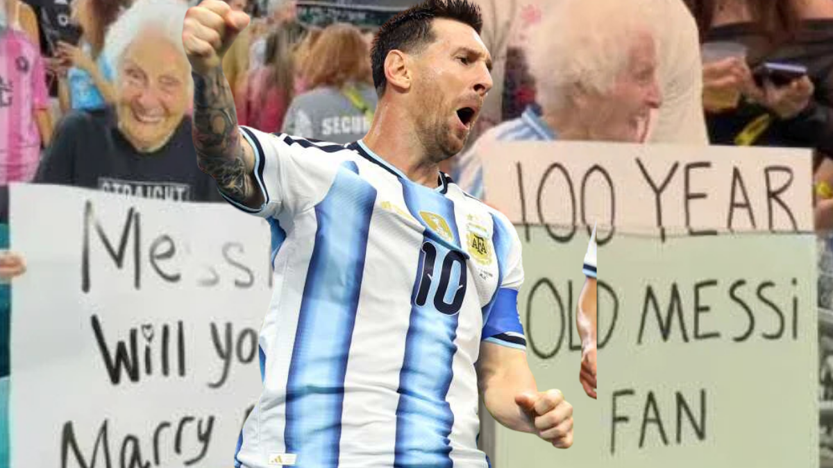 Nenek Umur 100 Tahun Ajak Lionel Messi Kahwin