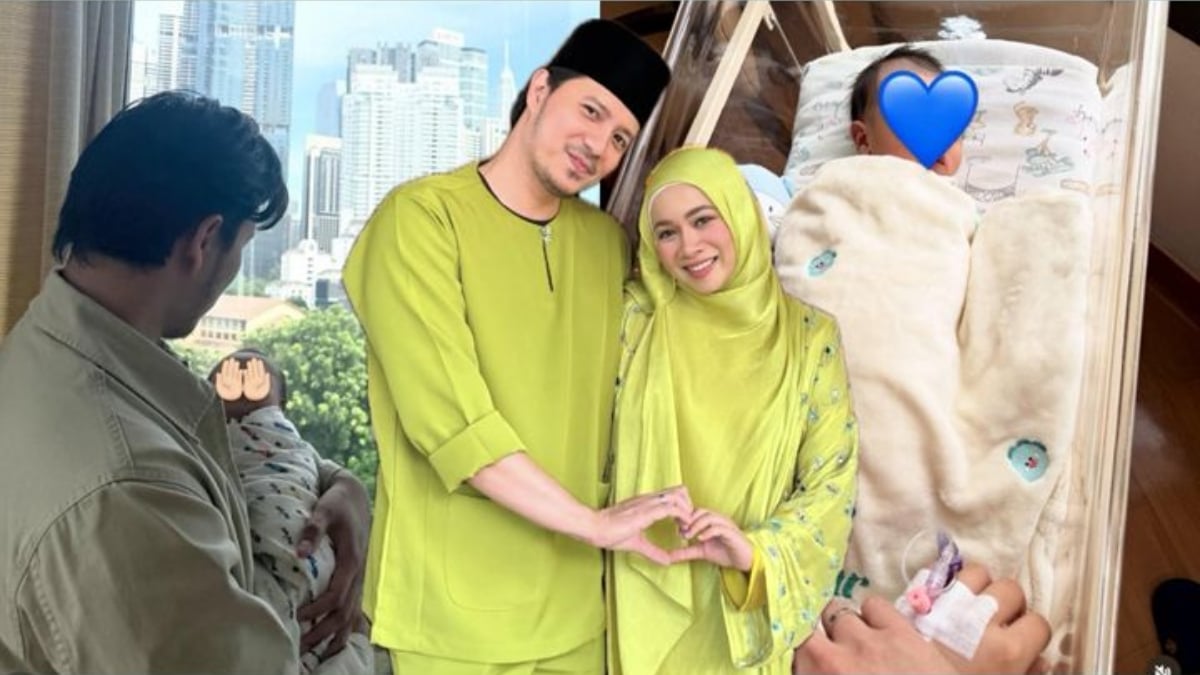 Fattah Amin & Amira Othman Selamat Timang Cahaya Mata Pertama, Pilih Nama Muhammad Jarir Umar