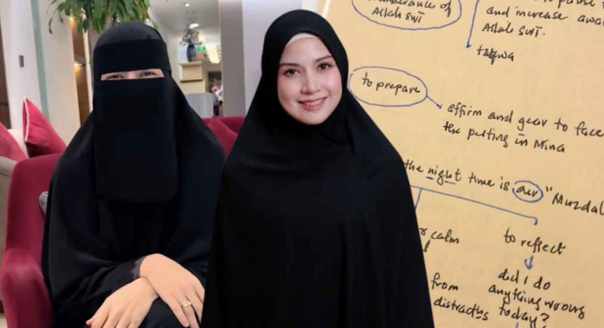 [VIDEO] Netizen Tersentuh Lihat Nota Haji & Doa Lisa Surihani, Kagum Catatan Ditulis Dalam Bahasa Inggeris – ‘Allah Tahu Dia Bersedia’