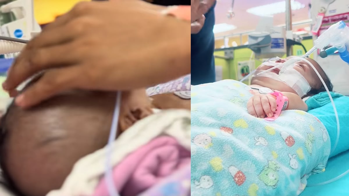 Bayi Usia Dua Bulan Ditahan Di NICU Akibat Masalah Paru-Paru, Bapa Mohon Doa & Bantuan Orang Ramai