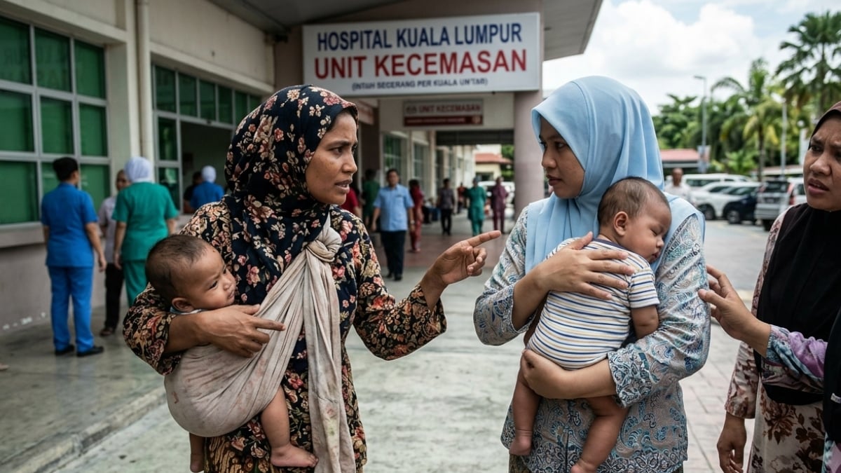 Wanita Didakwa Cuba Tukar Anak Meragam Dengan Bayi Lain Di Hospital