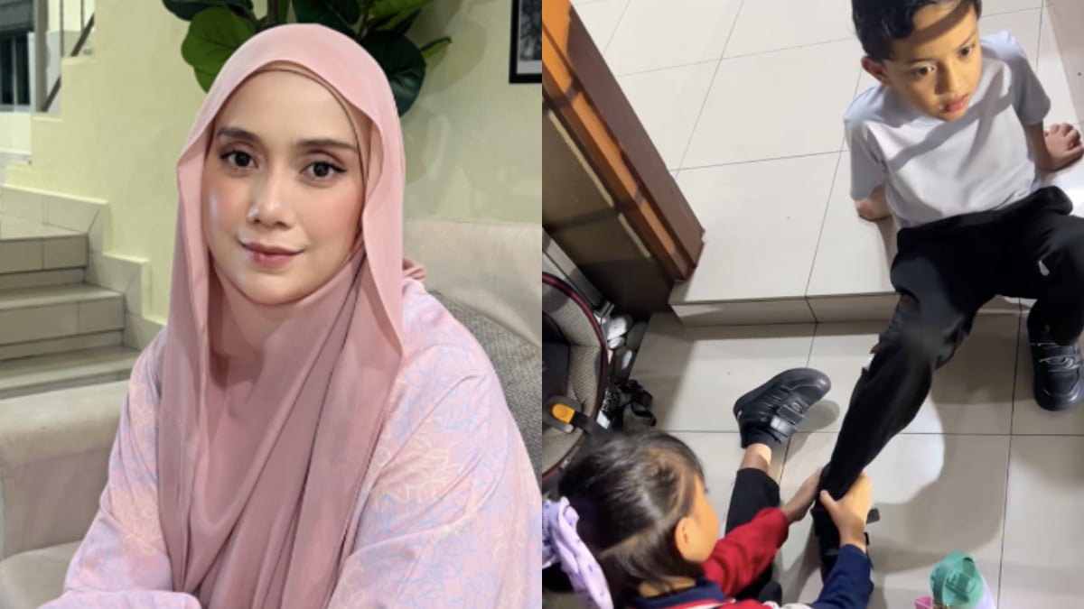 [VIDEO] Mia Ahmad Tersentuh Lihat Kasih Sayang Anak Kedua – ‘Bila Pergi Sekolah, Iriss Yang Hantar Abangnya Sampai Ke Pintu Kelas’