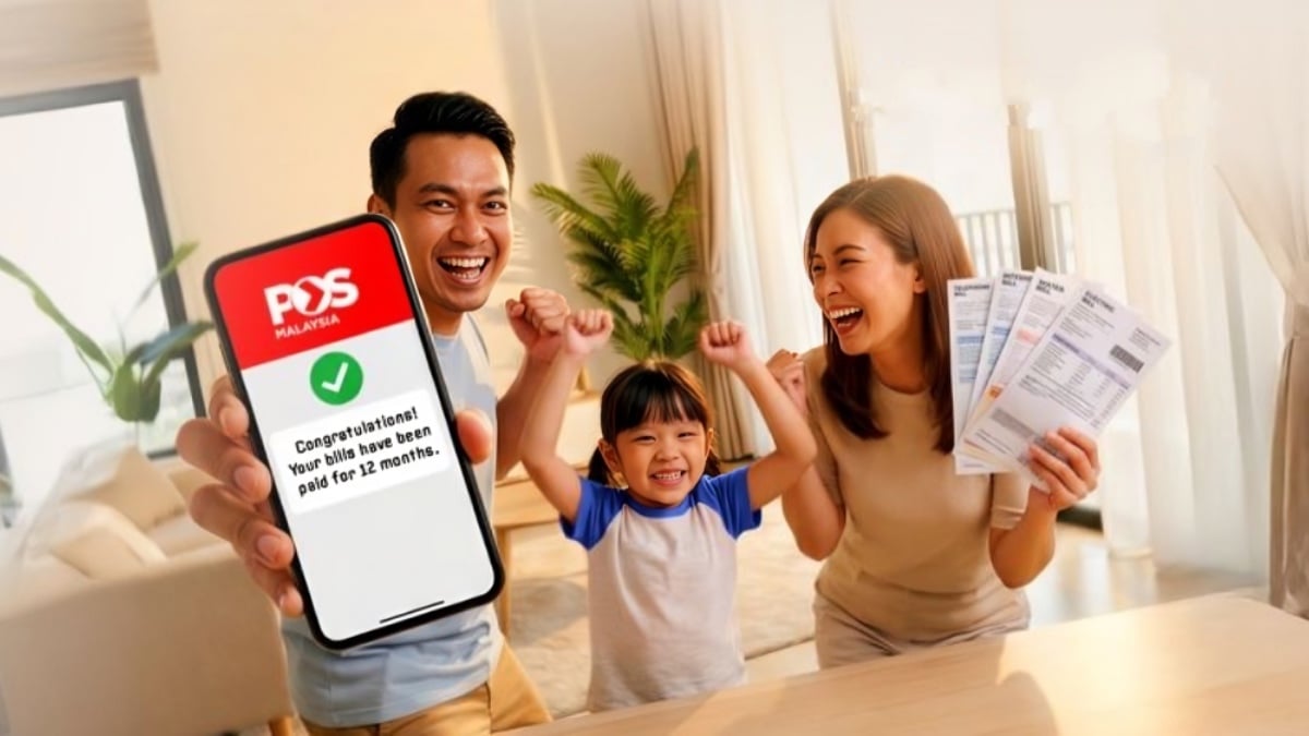 Bayar Guna DuitNow QR Atau MyDebit Di Pos Malaysia, Berpeluang Menang Bil Percuma Setahun
