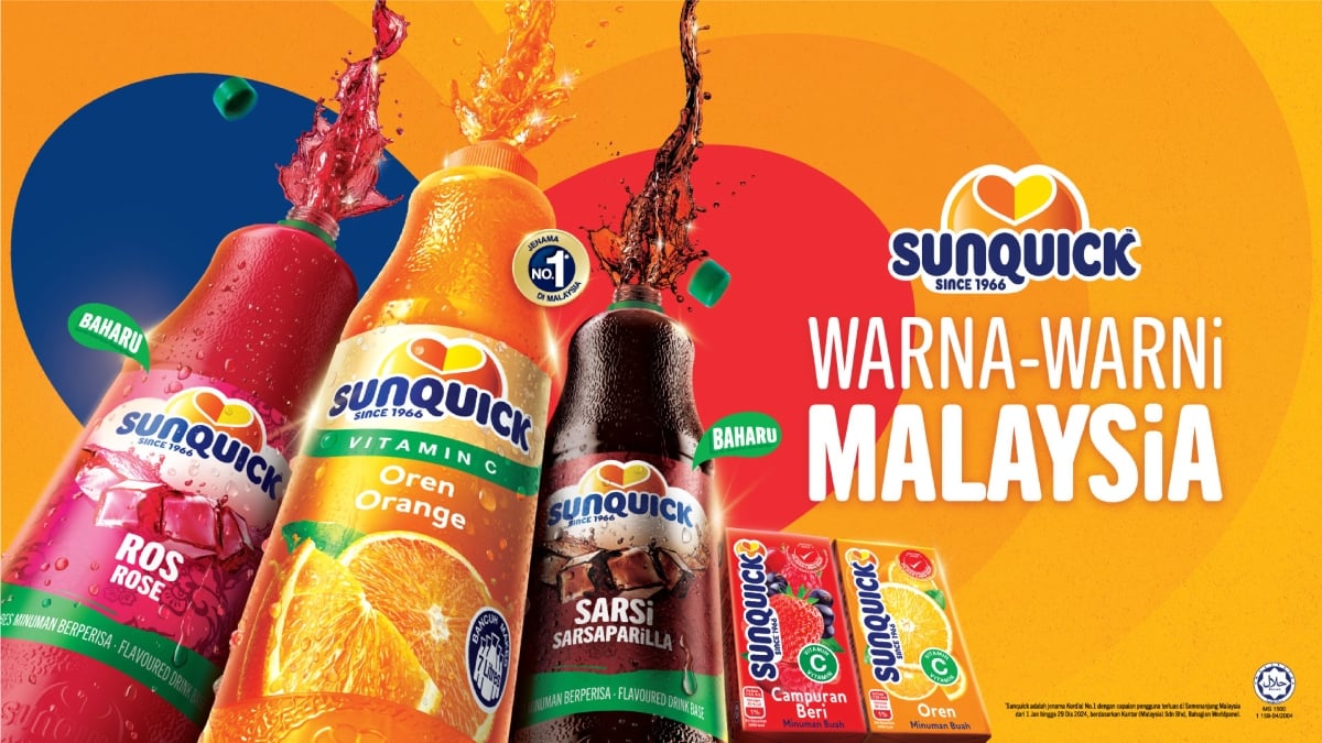 Siapa Lalu Memang Akan Toleh! Billboard Sunquick Ini Jadi Tumpuan Ramai