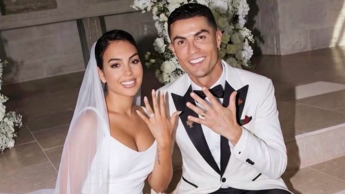 Cristiano Ronaldo & Georgina Rodriguez Sah Berkahwin, Lima Anak Jadi Saksi