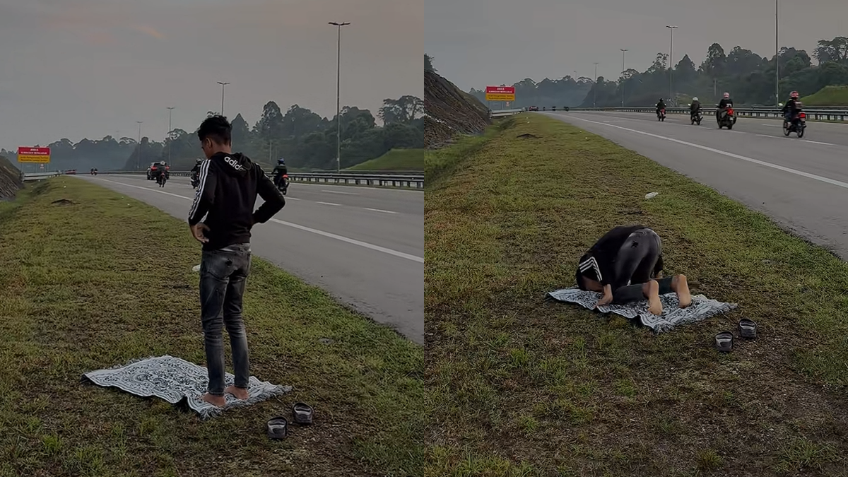 Tular Video Peserta RXZ Members Solat Di Bahu Jalan, Raih Pujian Netizen – ‘Dunia Dapat, Akhirat Dapat’