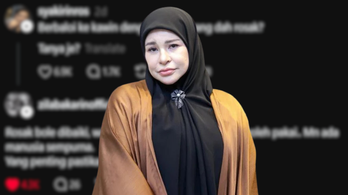 Zila Bakarin Respon Individu Persoal ‘Berbaloi Ke Kahwin Wanita Dah Rosak?’ – ‘Boleh Baiki, Masih Boleh Pakai’