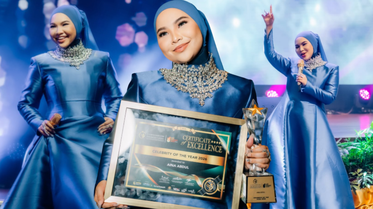 Dipersoal Terima ‘Celebrity Of The Year’, Aina Abdul Hormat Penilaian Juri – ‘Kali Ini Rezeki Saya, Akan Datang Artis Lain’