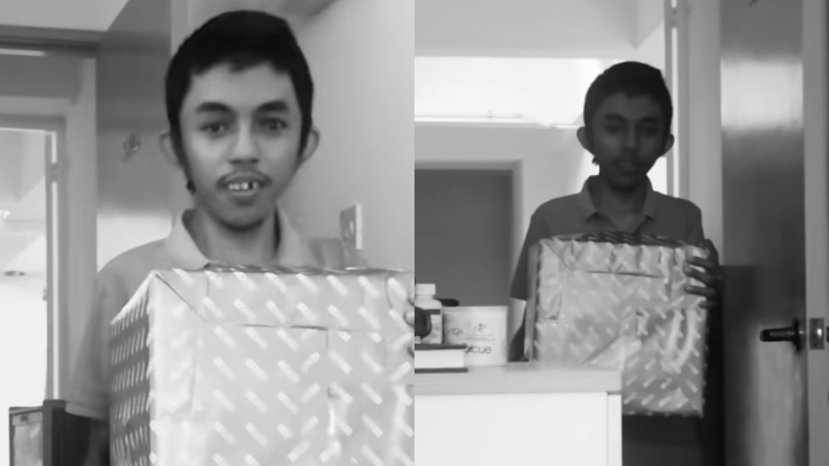 [VIDEO] Budak 46 Beri Hadiah Istimewa Untuk Adik, Undang Sebak Netizen – ‘Betapa Ikhlasnya Dia’