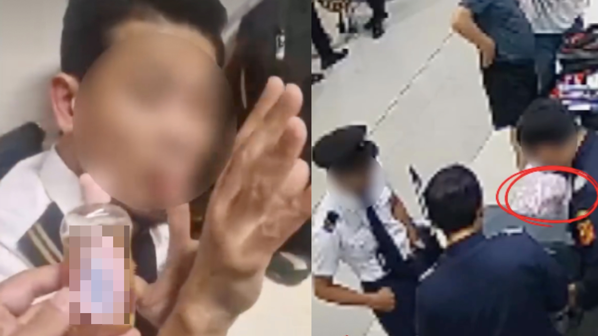 [VIDEO] Kastam Indonesia Kongsi Rakaman CCTV Penahanan Juruterbang Malaysia Didakwa Seludup Dadah, Sebotol Urin Turut Dirampas