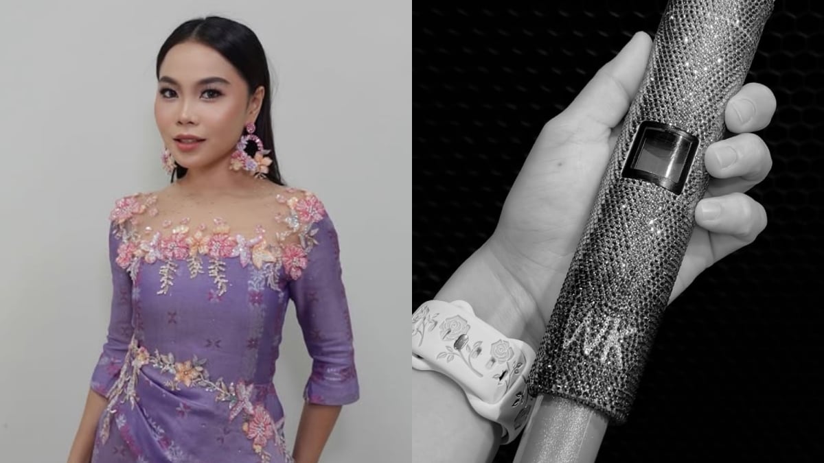 Wani Kayrie Guna Mikrofon Istimewa Pada Malam AJL40 – ‘Dibeli Tahun 2019 Dengan Titik Peluh Sendiri’