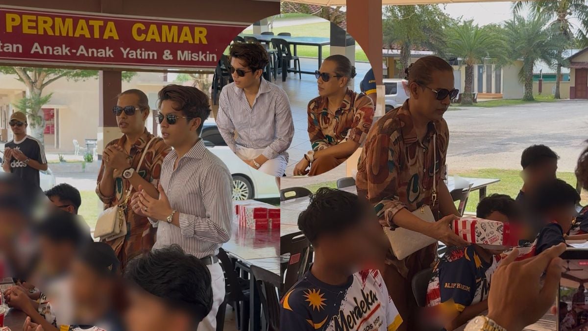 Bermula Dengan Niat Spontan… Jaja Ishak, Haqiem Rusli Kongsi Rezeki Dengan Anak Yatim & Asnaf