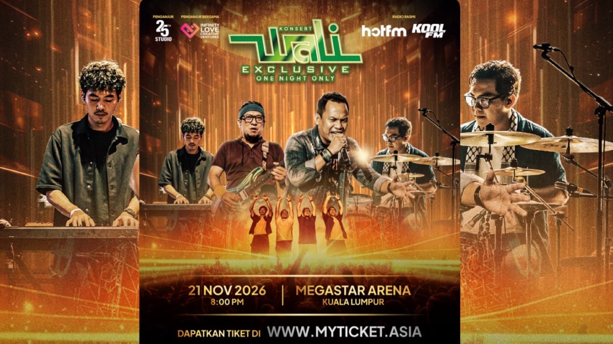 Wali Band Kembali Ke Kuala Lumpur, Konsert Eksklusif Hanya Untuk 5,000 Penonton