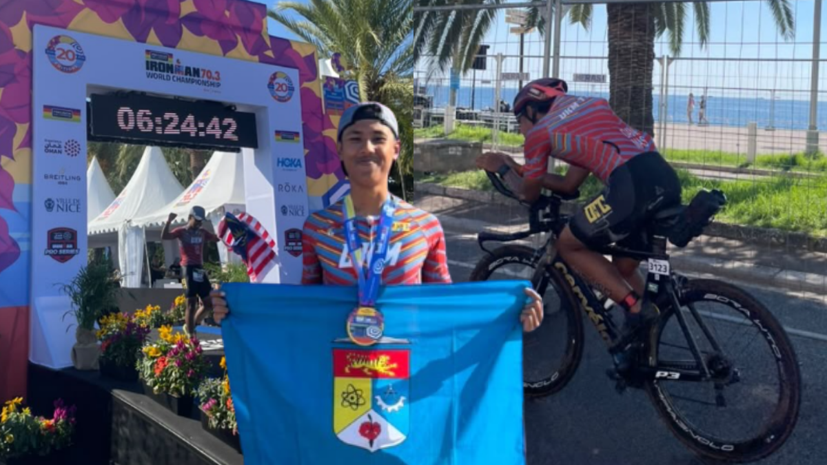 Pelajar UKM Cipta Sejarah, Tamatkan Ironman 70.3 Dunia Dengan Catatan Masa 6 Jam 44 Minit