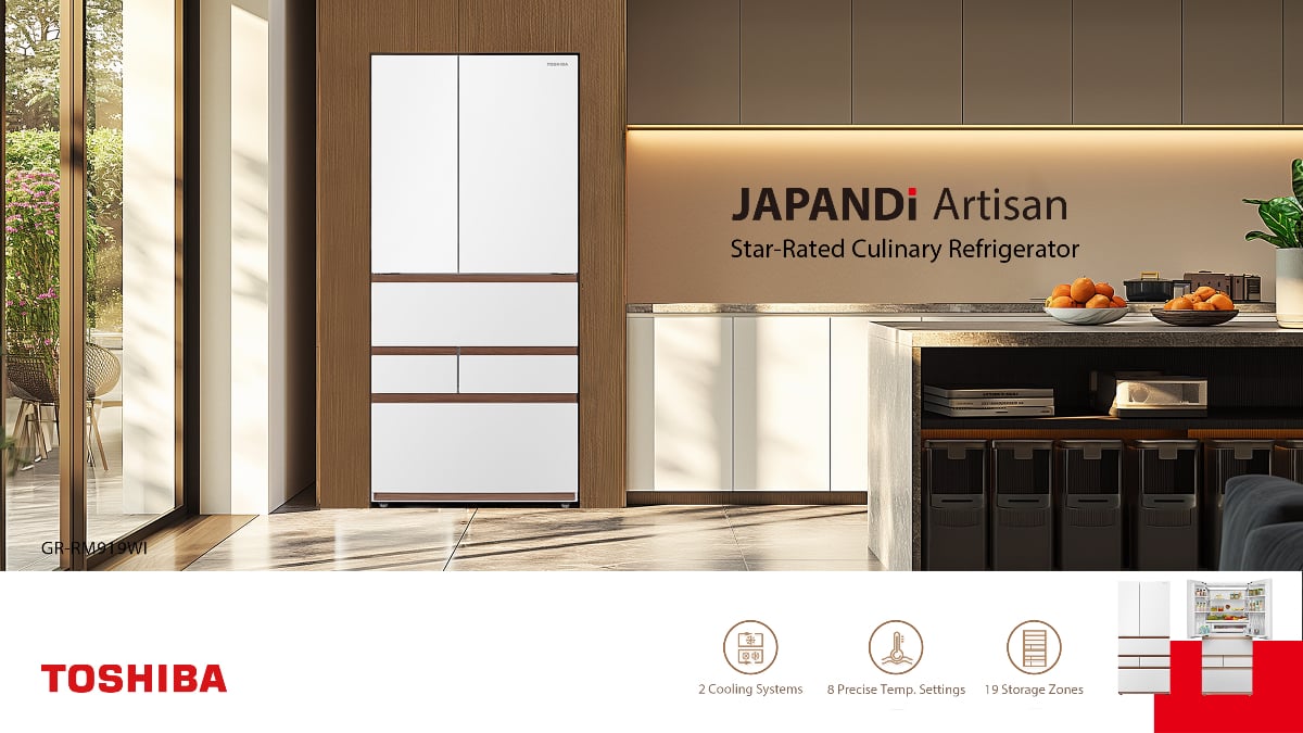 Toshiba JAPANDi Artisan Baharu Serlahkan Keanggunan Estetik Dalam Gaya Hidup Moden