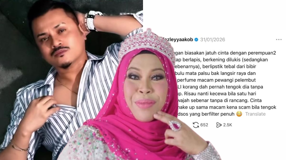 [VIDEO] Fazley Yaakob Perjelas Ciapan Di Threads Mengenai Wanita Mekap Tebal – ‘Di Belakang Tabir DSV Tidak Terlalu Bersolek’