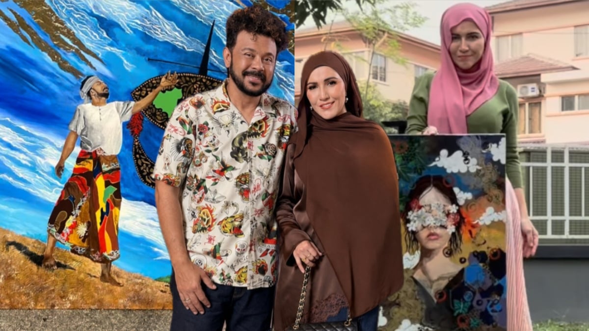 ‘Suami Suruh Berhenti Berniaga & Fokus Melukis..Dari Situlah Saya Kembali Jadi Pelukis’ – Shikin Maembong