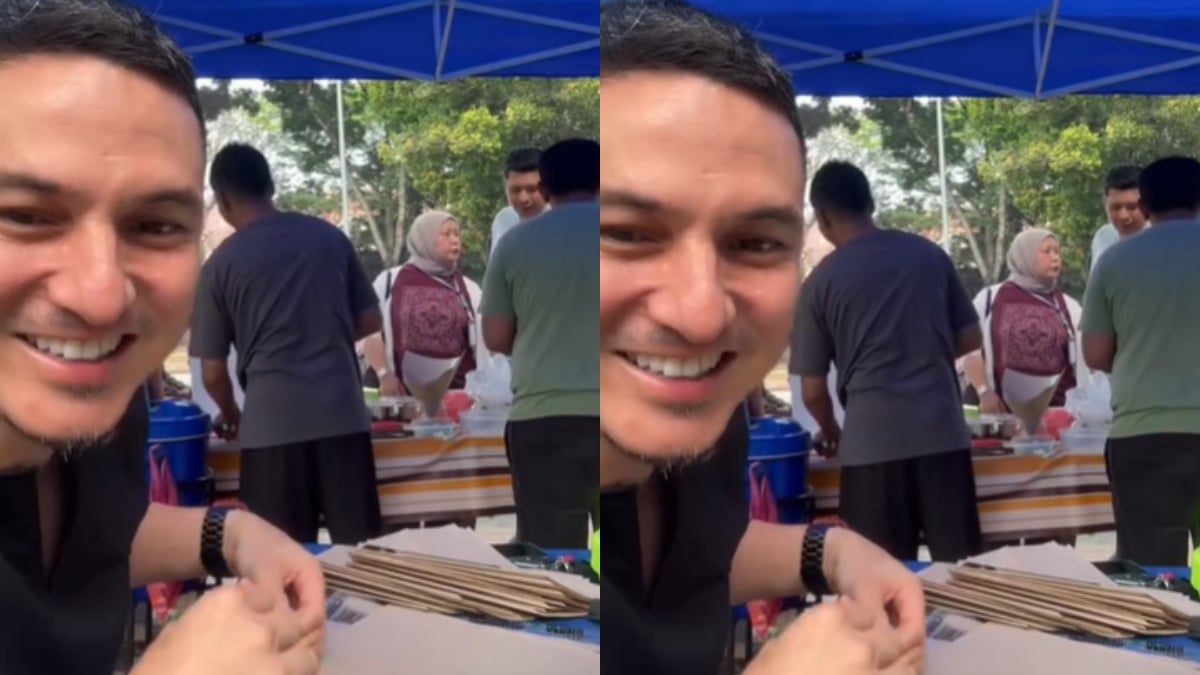 [VIDEO] Tindakan Zain Saidin Bantu Rakan Niaga Nasi Lemak Raih Perhatian – ‘Bagus Dia Ni Santai’