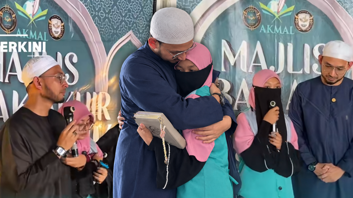 Ustaz Lah Sebak Anak Kedua Tamat Hafazan 30 Juzuk Al-Quran – ‘Satu Doa Yang Saya & Keluarga Nantikan’