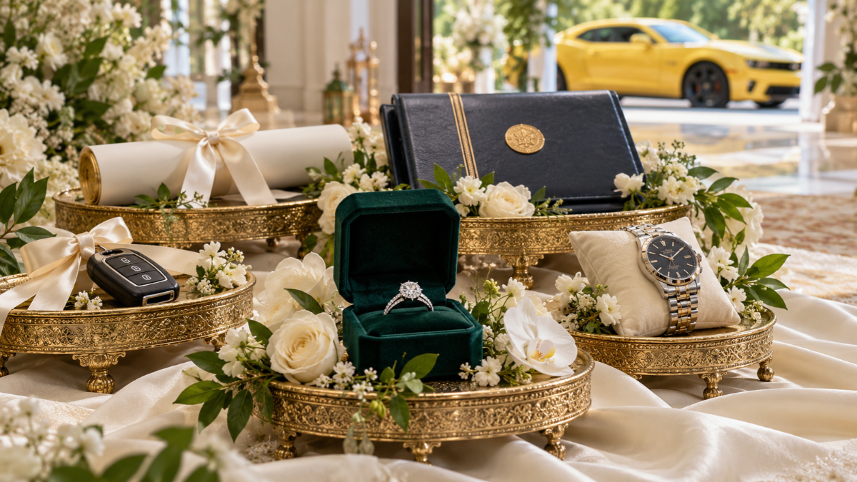Siap Fikir Sampai Hari Tua! Ini 5 Hantaran Mega Perkahwinan Selebriti, Dari Simpanan KWSP Ke Kereta Sport