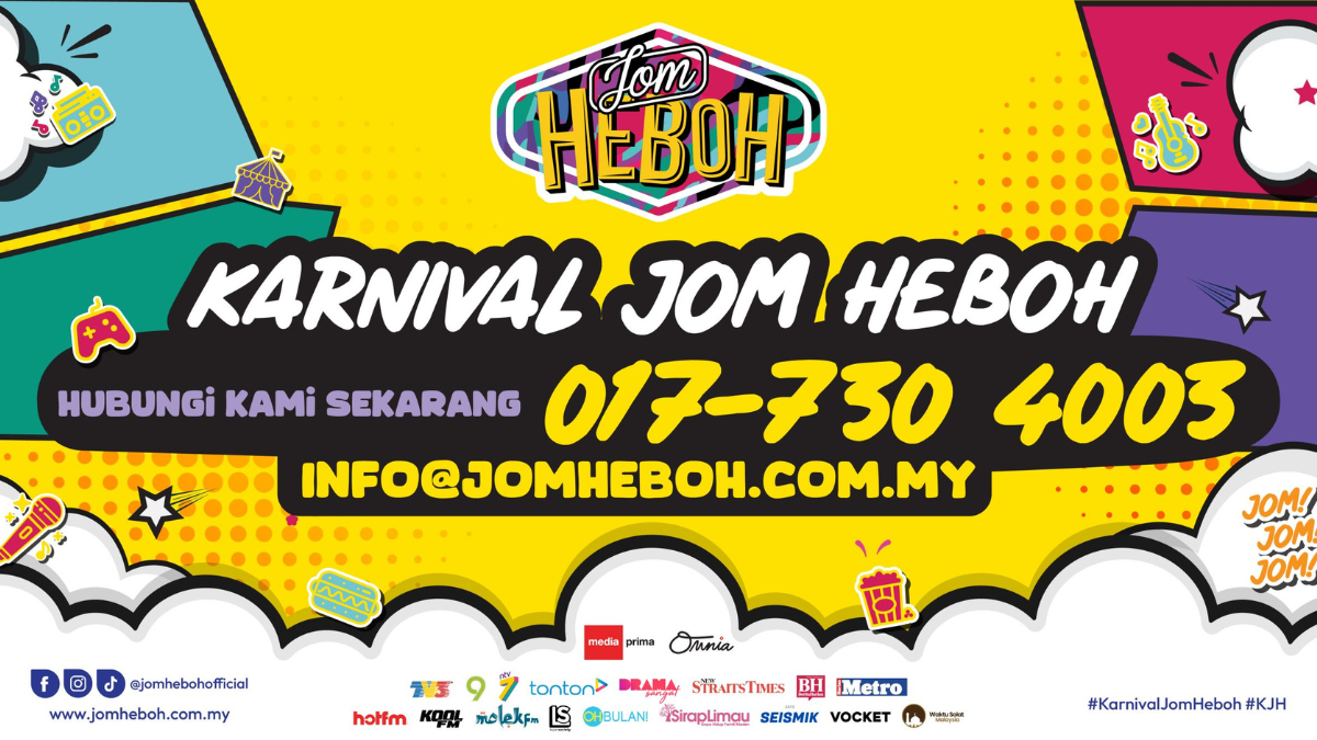 Karnival Jom Heboh Kembali, Bakal Gegarkan Johor Bahru Bermula 30 Oktober Ini!
