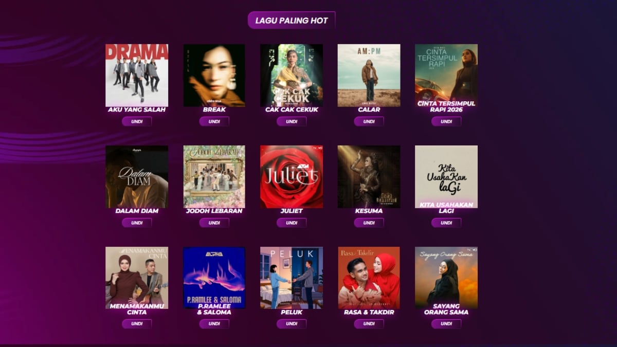 #OBPVO2.0: 15 Lagu Berentap! Kesuma, Peluk & Calar Antara Pilihan Hot FM