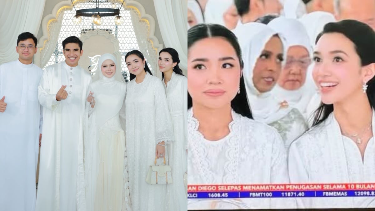 Kecantikan Luar Biasa, Dua Wanita Tular Di Majlis Nikah Bella Astillah & Syed Saddiq Adalah Cucu Tun Mahathir